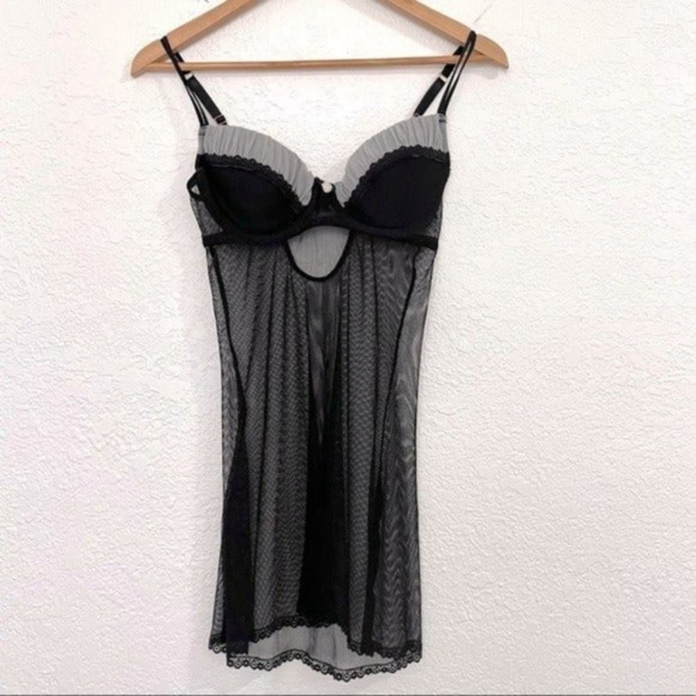 Essentials by ABS Black Babydoll Medium